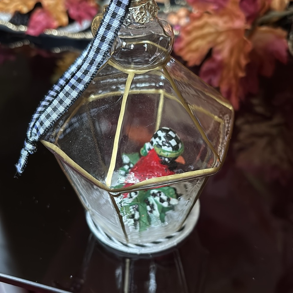 MacKenzie Childs cloche ornament - Picture 5 of 5